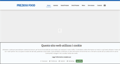 Desktop Screenshot of preziosifood.com