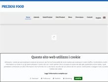 Tablet Screenshot of preziosifood.com